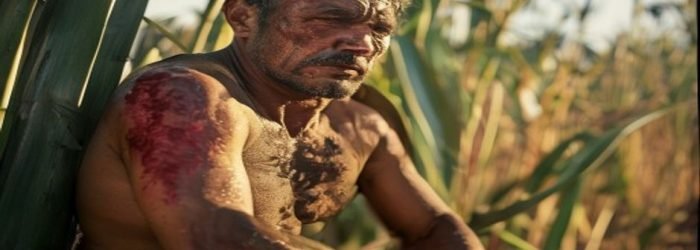 Bursite no cortador de cana - Cortador de cana - direitos do trabalhador acidentado MWBC