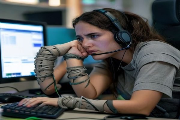 Síndrome do túnel do carpo no trabalho - Digitador / costureira - direitos do trabalhador acidentado MWBC